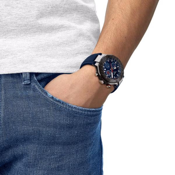 TISSOT 天梭 T-Race MotoGP Automatic Chronograph 2024 75th Limited Edition 限量機械計時賽車錶 T141.427.27.041.00：圖片 6