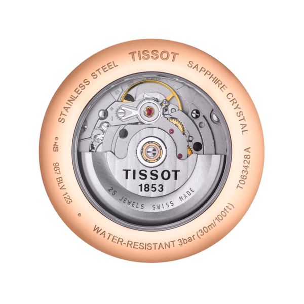 TISSOT 天梭 Tradition Automatic Small Second 傳統系列 玫瑰金機械錶 T063.428.33.038.00：圖片 2