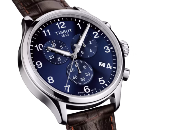 TISSOT 天梭 Chrono XL Classic  韻馳系列 藍色計時手錶 T116.617.16.047.00：圖片 4