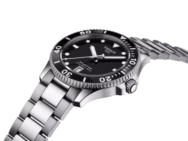TISSOT 天梭 Seastar 1000 40mm 黑海星潛水錶 T120.410.11.051.00：圖片 5