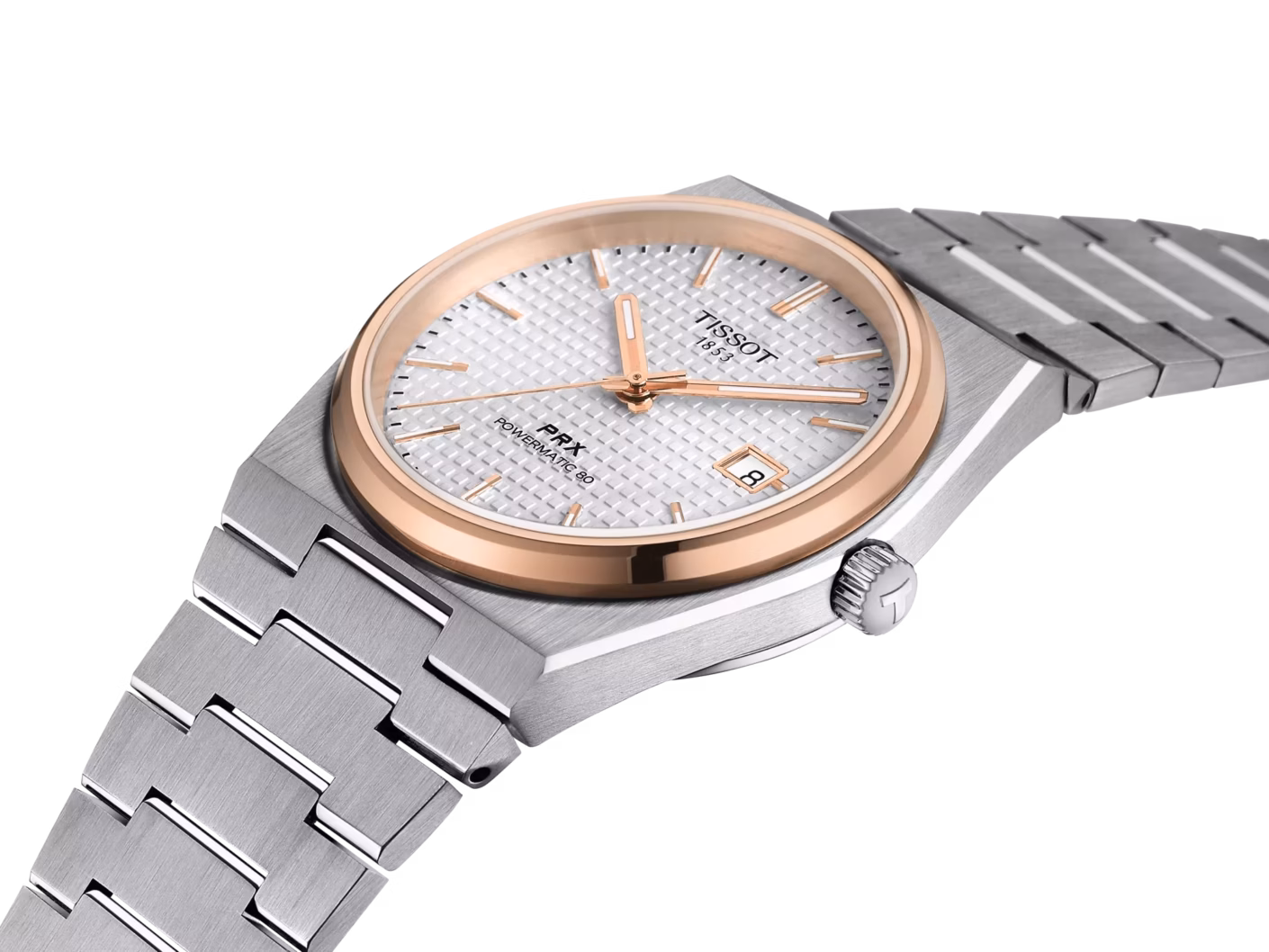 TISSOT 天梭 PRX Powermatic 80 40mm 玫瑰金機械錶 T137.407.21.031.00