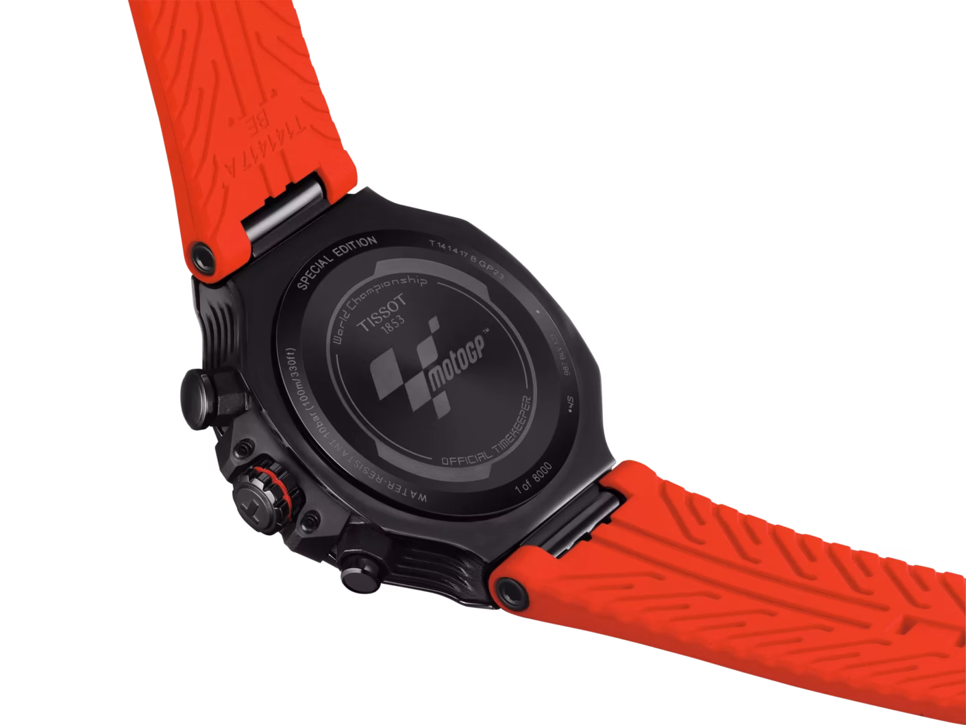 TISSOT 天梭 T-Race MotoGP Chronograph 2023 Limited Edition 限量紅黑色賽車錶 T141.417.37.057.01