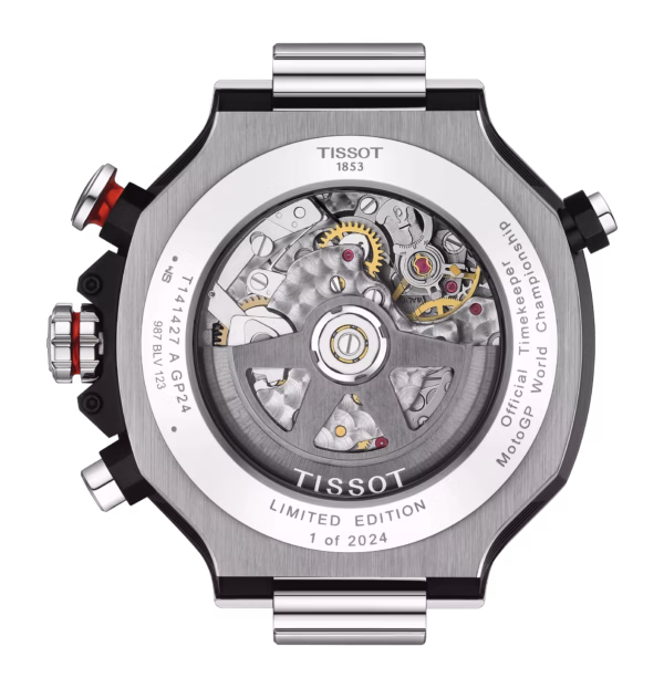 TISSOT 天梭 T-Race MotoGP Automatic Chronograph 2024 75th Limited Edition 限量機械計時賽車錶 T141.427.27.041.00：圖片 4