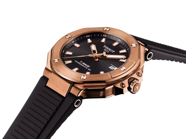 TISSOT 天梭 T-Race Powermatic 80 41mm 玫瑰金賽車機械錶 T141.807.37.051.00：圖片 6