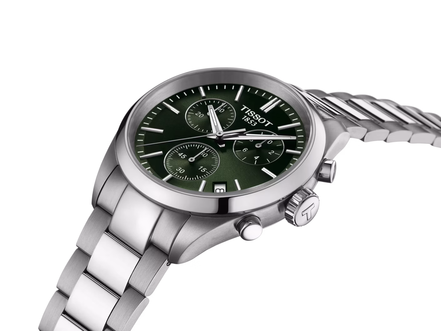 TISSOT 天梭 PR 100 Chronograph 40mm 綠色計時碼錶 T150.417.11.091.00