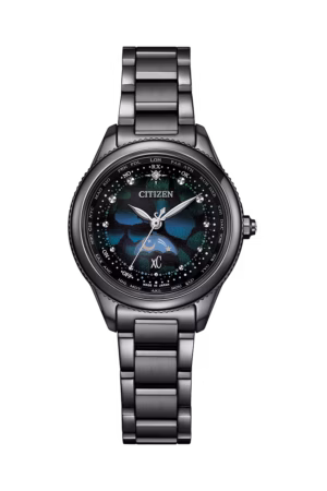CITIZEN 星辰 xC 100週年限量 宇宙幻彩 光動能電波女錶 EE1008-56E