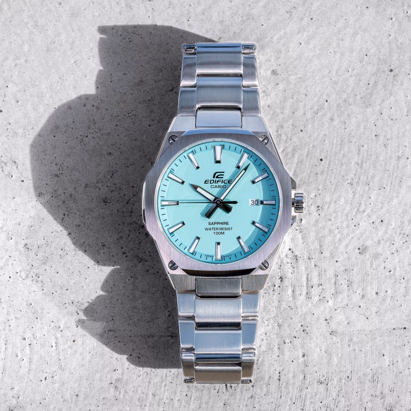 CASIO 卡西歐 EDIFICE EFR-S108D-2BV 八角錶圈 輕薄系列 運動錶