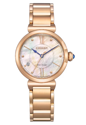CITIZEN 星辰 L系列 幸福鈴蘭鈴 光動能女錶 EM1073-85Y