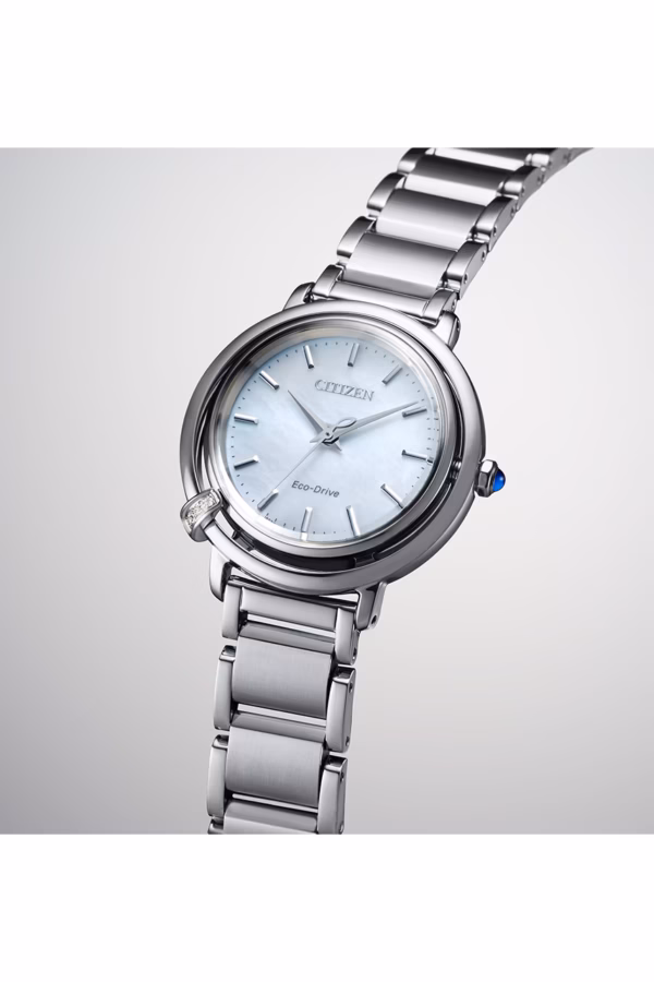 CITIZEN 星辰 L系列 曙光 光動能鑽石女錶 EM1090-60D：圖片 5