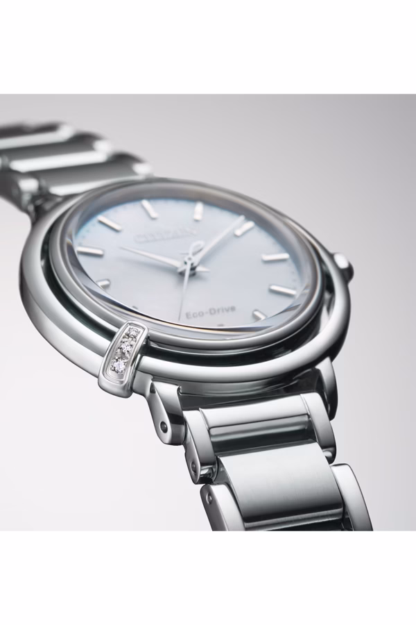 CITIZEN 星辰 L系列 曙光 光動能鑽石女錶 EM1090-60D：圖片 4