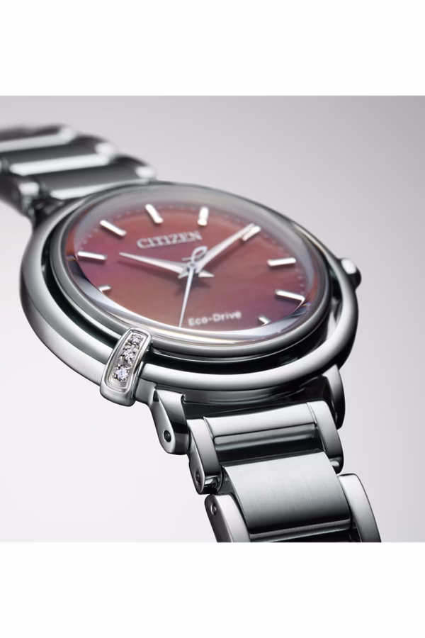 CITIZEN 星辰 L系列 曙光 光動能鑽石女錶 EM1090-78X：圖片 4