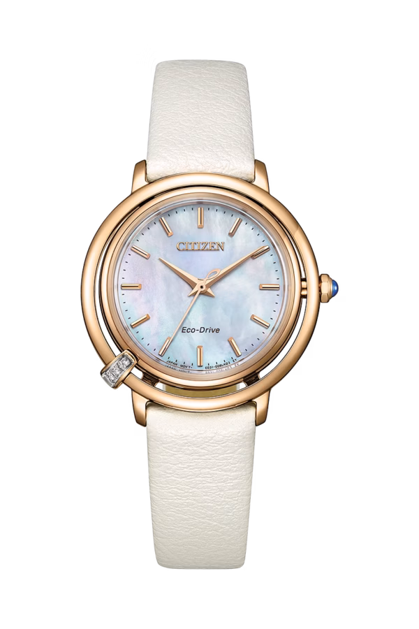 CITIZEN 星辰 L系列 曙光 光動能鑽石女錶 EM1093-61D：圖片 6