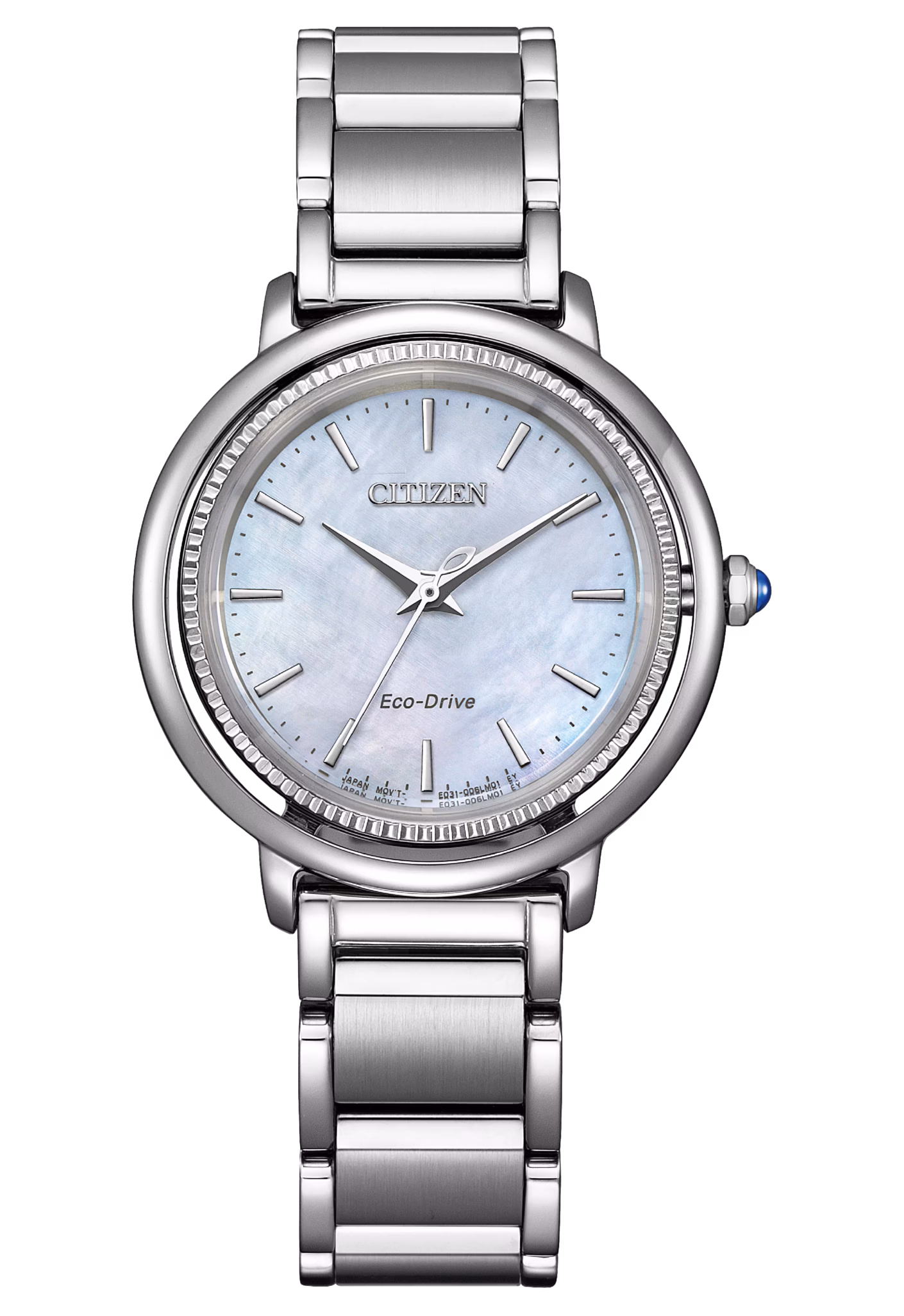 CITIZEN 星辰 L系列 珍珠母貝光動能女錶 EM1100-84D