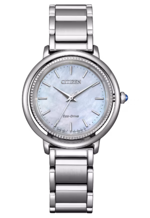 CITIZEN 星辰 L系列 珍珠母貝光動能女錶 EM1100-84D