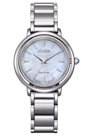 CITIZEN 星辰 L系列 珍珠母貝光動能女錶 EM1100-84D