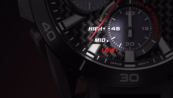 CASIO 卡西歐 EDIFICE EQS-960DC-1AV 全黑碳纖維 太陽能計時賽車錶：圖片 6