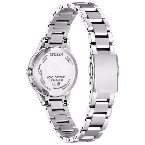 CITIZEN 星辰 xC 限量款 精緻藍光動能電波女錶 ES9490-61L：圖片 3