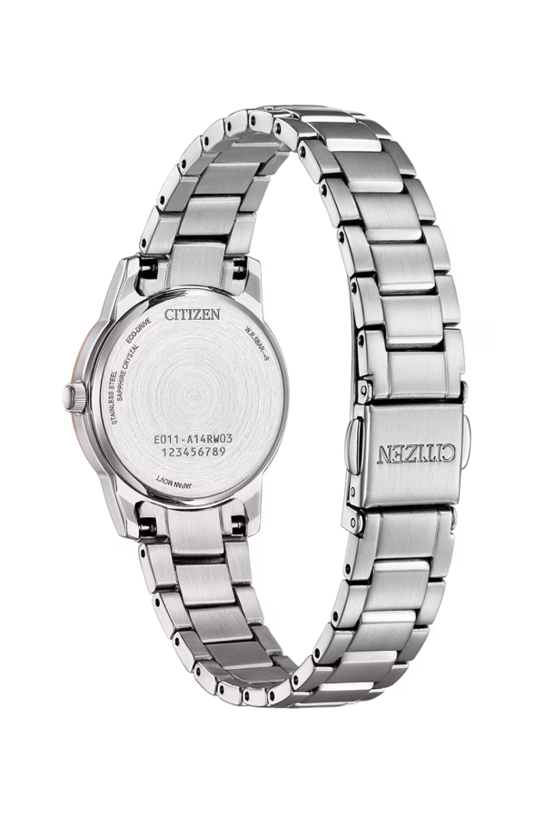 CITIZEN 星辰 Eco-Drive 簡約三針情侶對錶女錶 白面 EW2319-71A：圖片 3