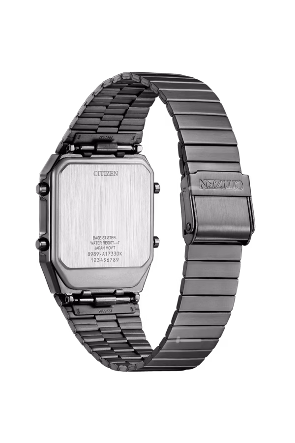 CITIZEN 星辰 Chronograph 夜光型者 復古多功能方型腕錶 JG2147-85X：圖片 3