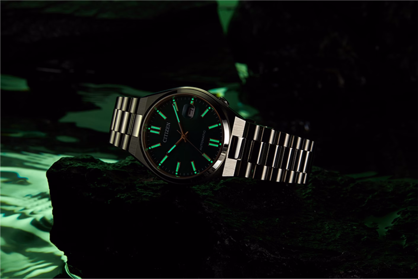 CITIZEN 星辰 Mechanical 時尚撞色機械男錶 NJ0150-81X