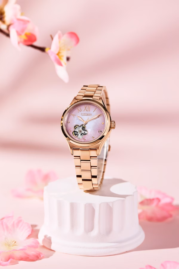 CITIZEN 星辰 LADY'S 廣告款 限量櫻花機械女錶 PC1017-70Y：圖片 7