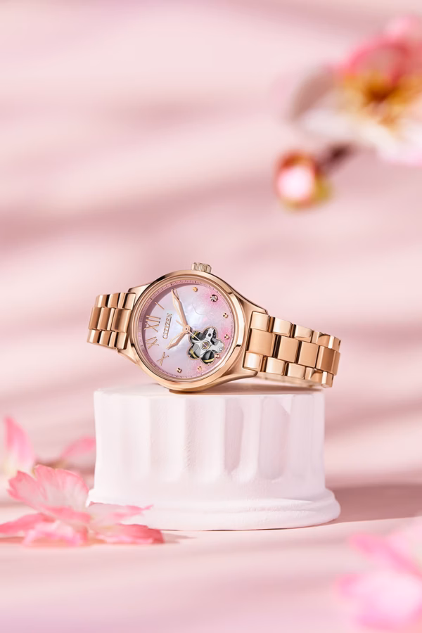 CITIZEN 星辰 LADY'S 廣告款 限量櫻花機械女錶 PC1017-70Y：圖片 5