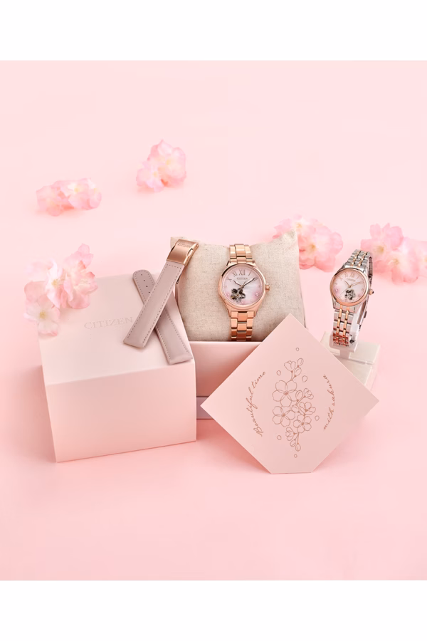 CITIZEN 星辰 LADY'S 廣告款 限量櫻花機械女錶 PC1017-70Y：圖片 8