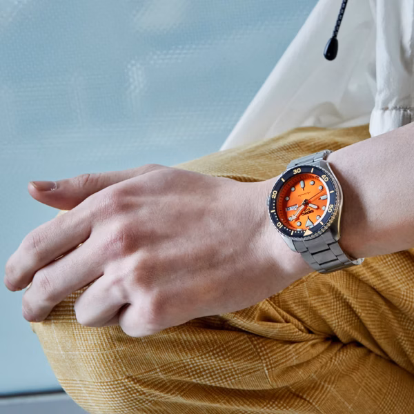 SEIKO 精工 5 Sports SRPK35K1 復古機械腕錶 4R36-14B0L：圖片 5