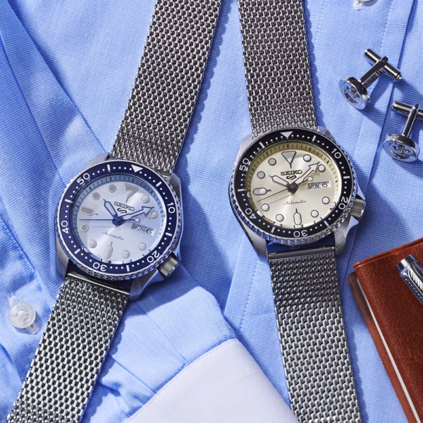 SEIKO 精工 5 Sports SRPE77K1 復古米蘭帶機械腕錶 4R36-08Z0B：圖片 2