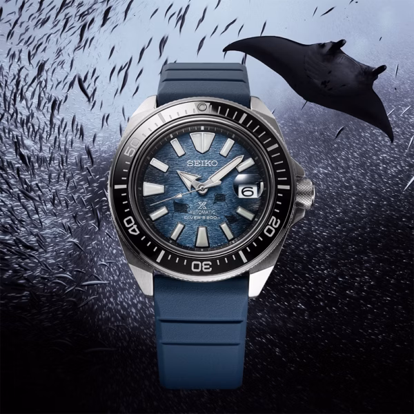 SEIKO 精工 PROSPEX SRPF79K1 魟魚武士機械潛水錶 4R35-03W0H：圖片 3