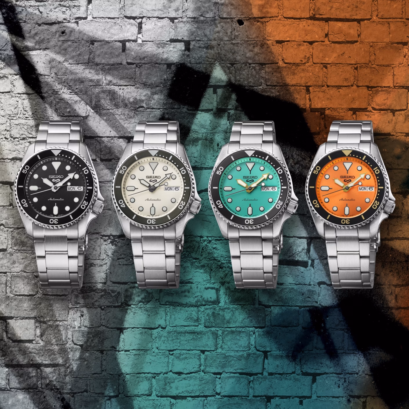 SEIKO 精工 5 Sports SRPK35K1 復古機械腕錶 4R36-14B0L