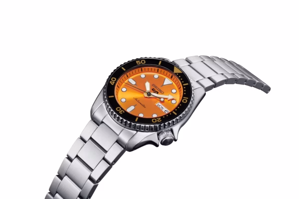 SEIKO 精工 5 Sports SRPK35K1 復古機械腕錶 4R36-14B0L：圖片 4