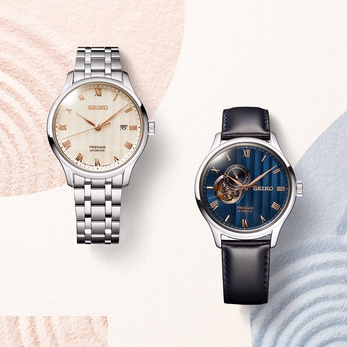 SEIKO 精工 Presage SSA421J1 Sakura By Night 夜櫻 日式庭園 開芯機械錶 4R39-00W0B