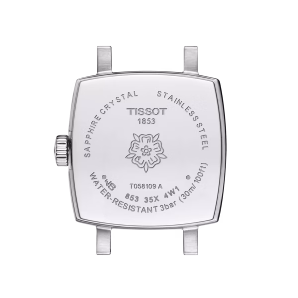 TISSOT 天梭 Lovely Square Summer 夏季方形女錶 T058.109.16.031.01：圖片 4