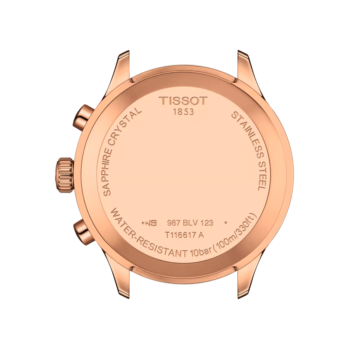 TISSOT 天梭 Chrono XL Classic  韻馳系列 玫瑰金藍計時腕錶 T116.617.36.042.00