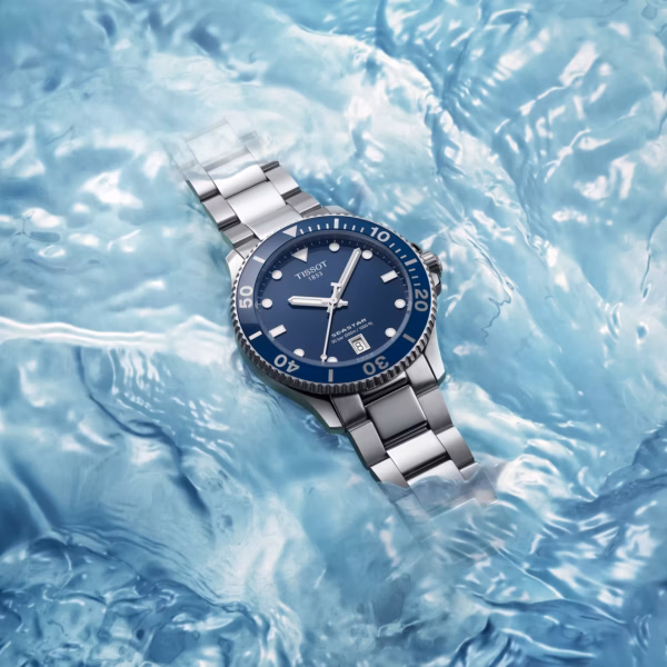 TISSOT 天梭 Seastar 1000 Powermatic 80 43mm 藍海星潛水錶 T120.407.11.041.03：圖片 7