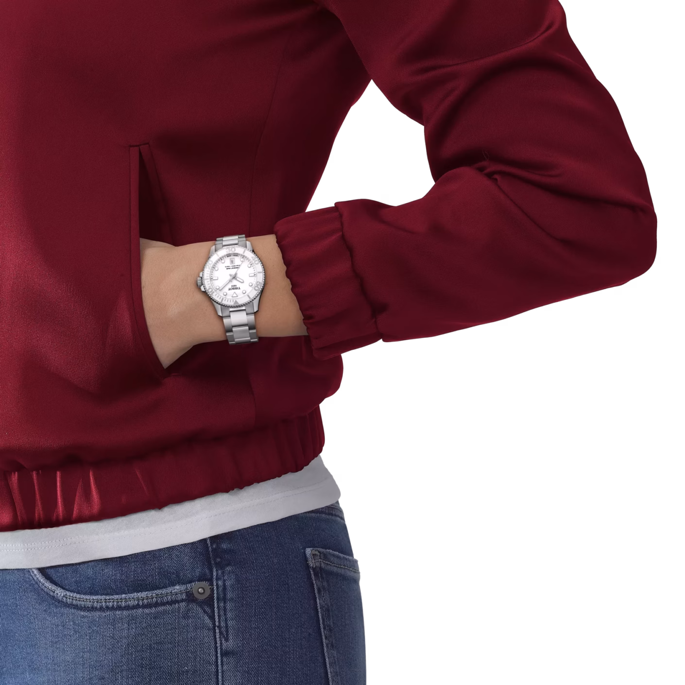 TISSOT 天梭 Seastar 1000 36mm 白海星潛水錶 T120.210.11.011.00