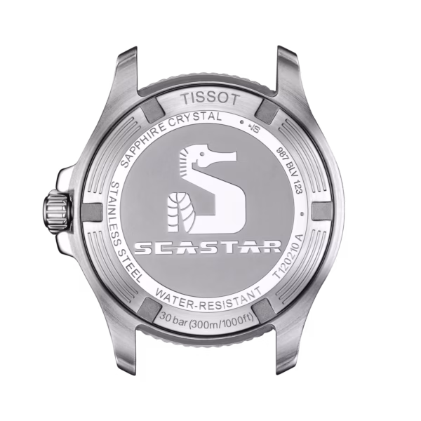 TISSOT 天梭 Seastar 1000 36mm 金海星潛水錶 T120.210.21.051.00：圖片 3