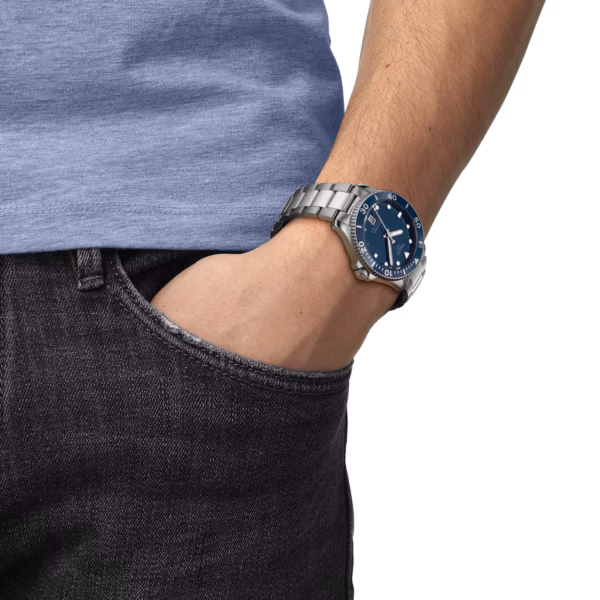 TISSOT 天梭 Seastar 1000 40mm 藍海星潛水錶 T120.410.11.041.00：圖片 4
