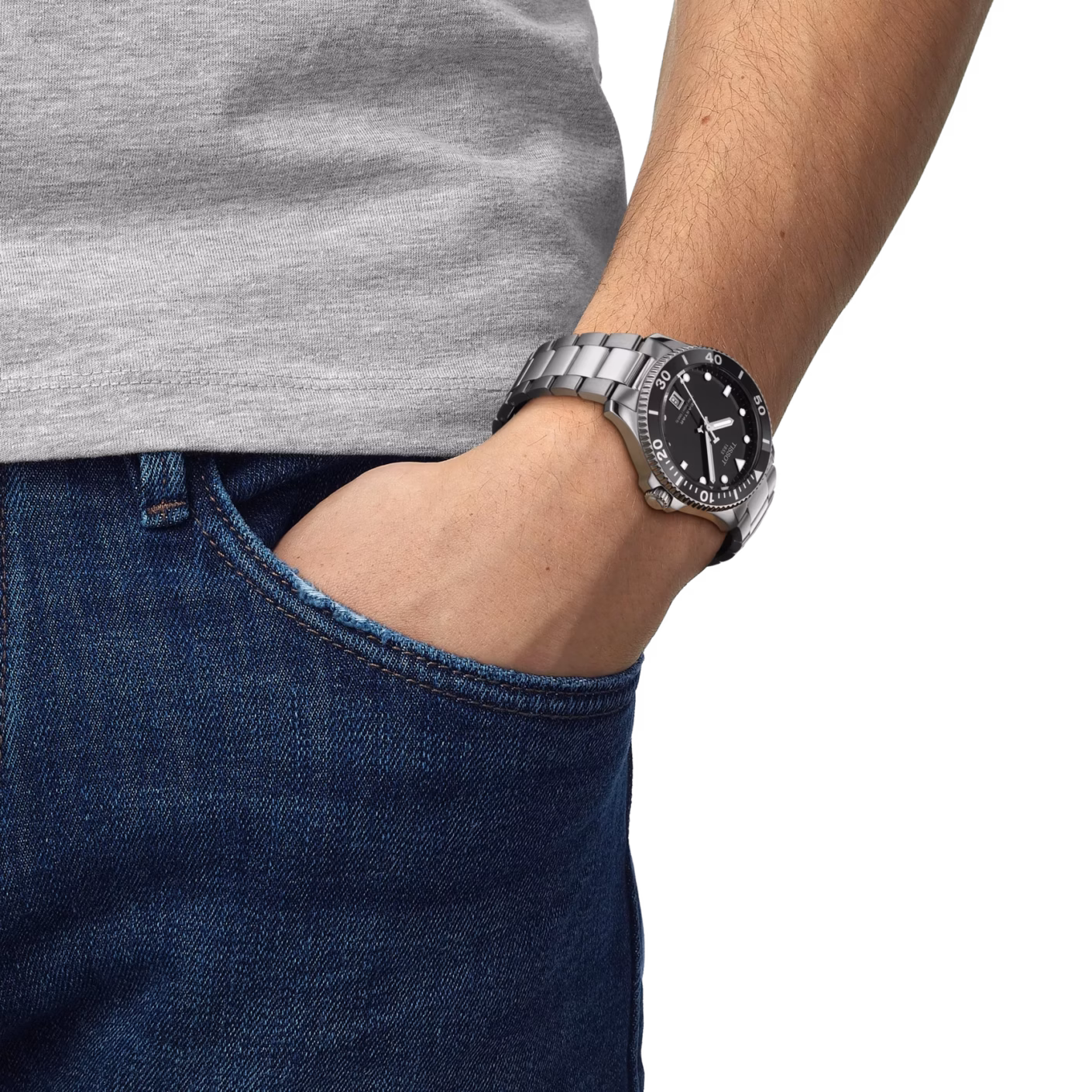 TISSOT 天梭 Seastar 1000 40mm 黑海星潛水錶 T120.410.11.051.00