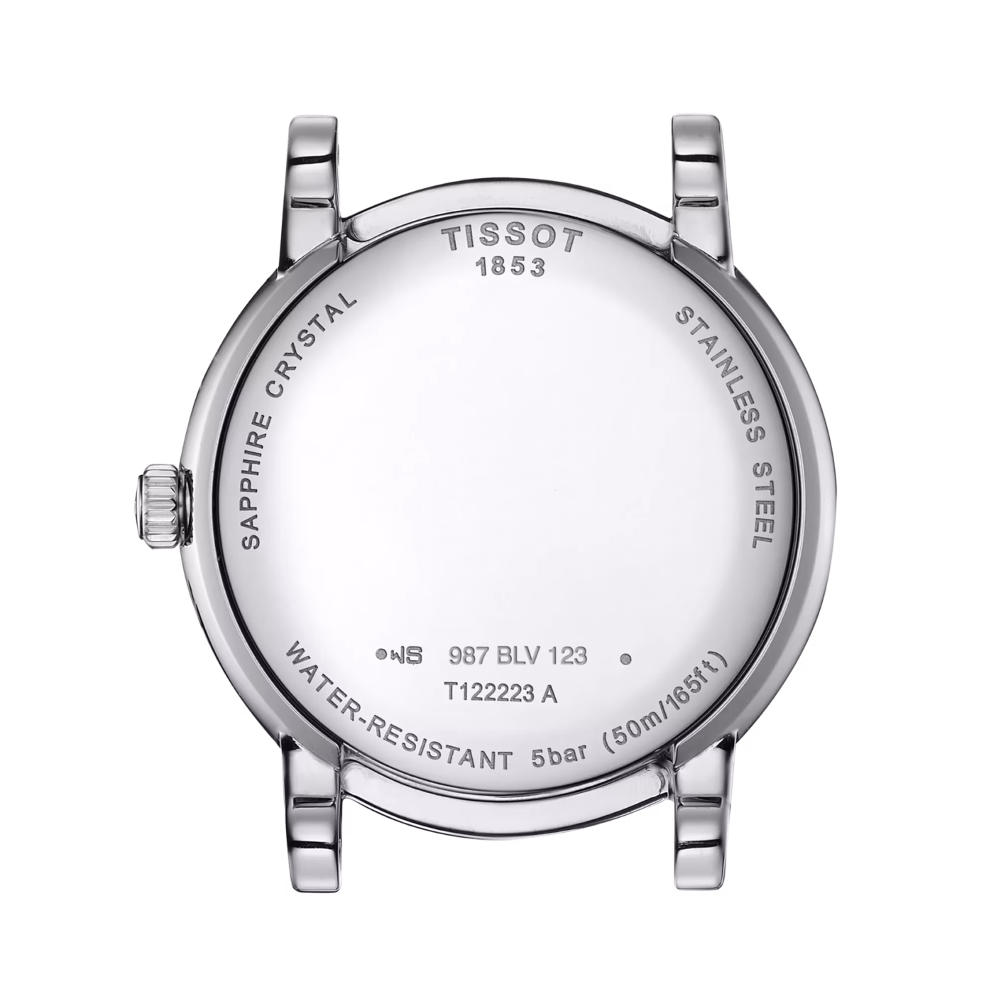 TISSOT 天梭 Carson Premium Lady Moonphase 羅馬銀 月相顯示三針女錶 T122.223.11.033.00