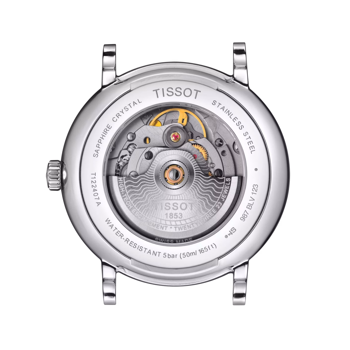 TISSOT 天梭 Carson Premium Powermatic 80 經典黑機械錶 T122.407.11.051.00