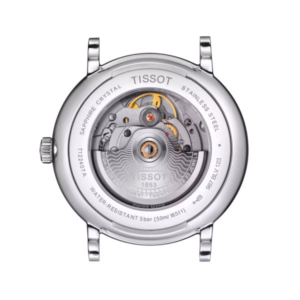 TISSOT 天梭 Carson Premium Powermatic 80 經典黑機械錶 T122.407.11.051.00：圖片 2