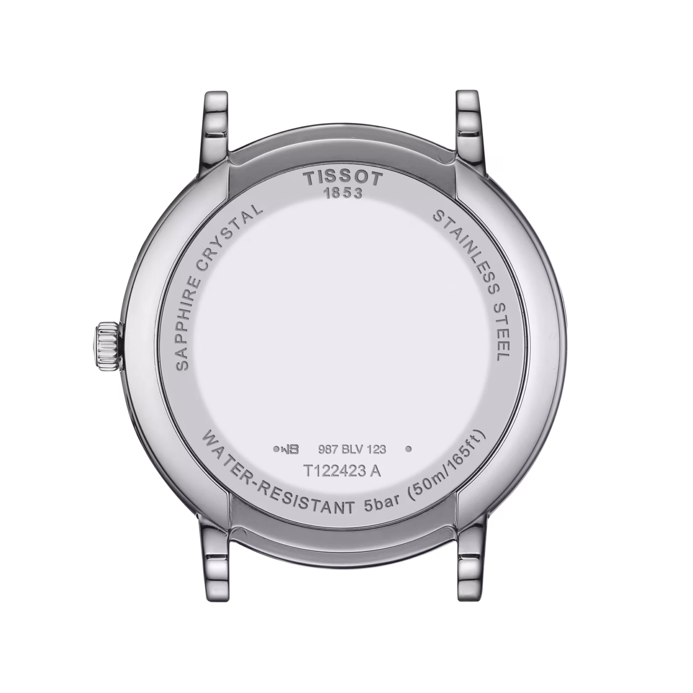 TISSOT 天梭 Carson Premium Gent Moonphase 羅馬銀 月相顯示三針腕錶 T122.423.11.033.00