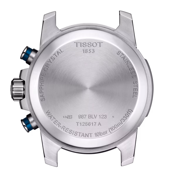 TISSOT 天梭 Supersport Chrono 藍色大錶徑計時腕錶 T125.617.11.041.00：圖片 3