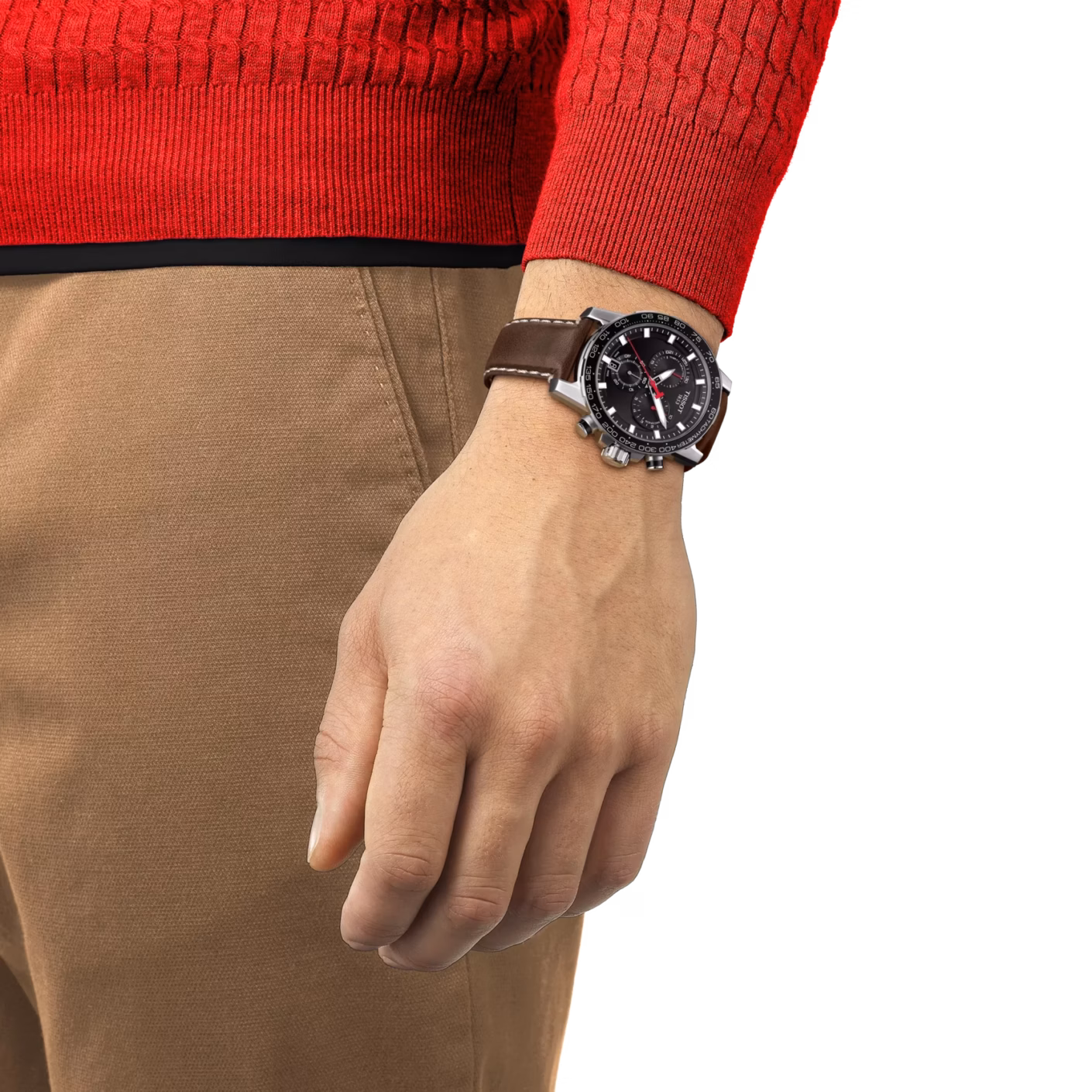 TISSOT 天梭 Supersport Chrono 賽車款 大錶徑計時腕錶 T125.617.16.051.01