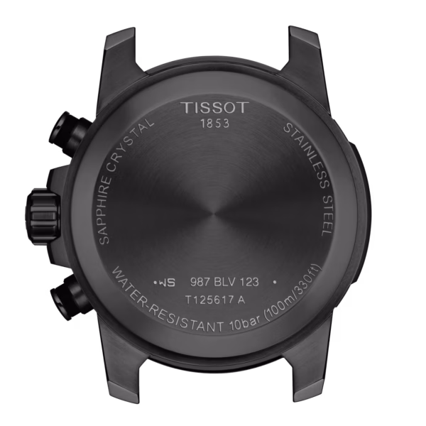 TISSOT 天梭 Supersport Chrono 黑色 大錶徑計時腕錶 T125.617.36.051.01：圖片 3