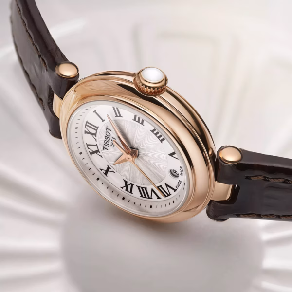 TISSOT 天梭 Tissot Bellissima Small Lady 玫瑰金 廣告款女裝腕錶 T126.010.36.013.00：圖片 8