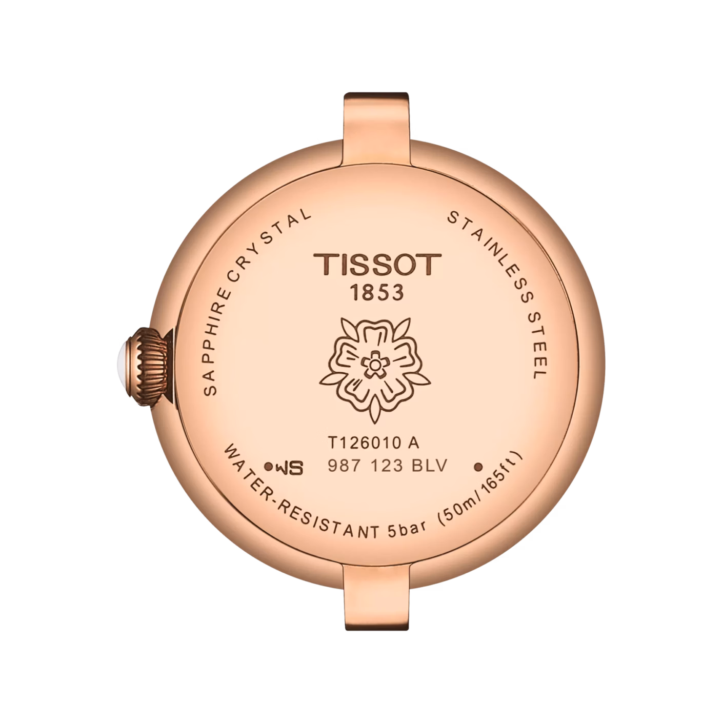 TISSOT 天梭 Tissot Bellissima Small Lady 玫瑰金 廣告款女裝腕錶 T126.010.36.013.00