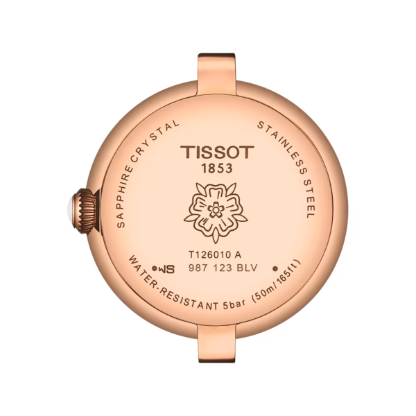TISSOT 天梭 Tissot Bellissima Small Lady 玫瑰金 廣告款女裝腕錶 T126.010.36.013.00：圖片 3